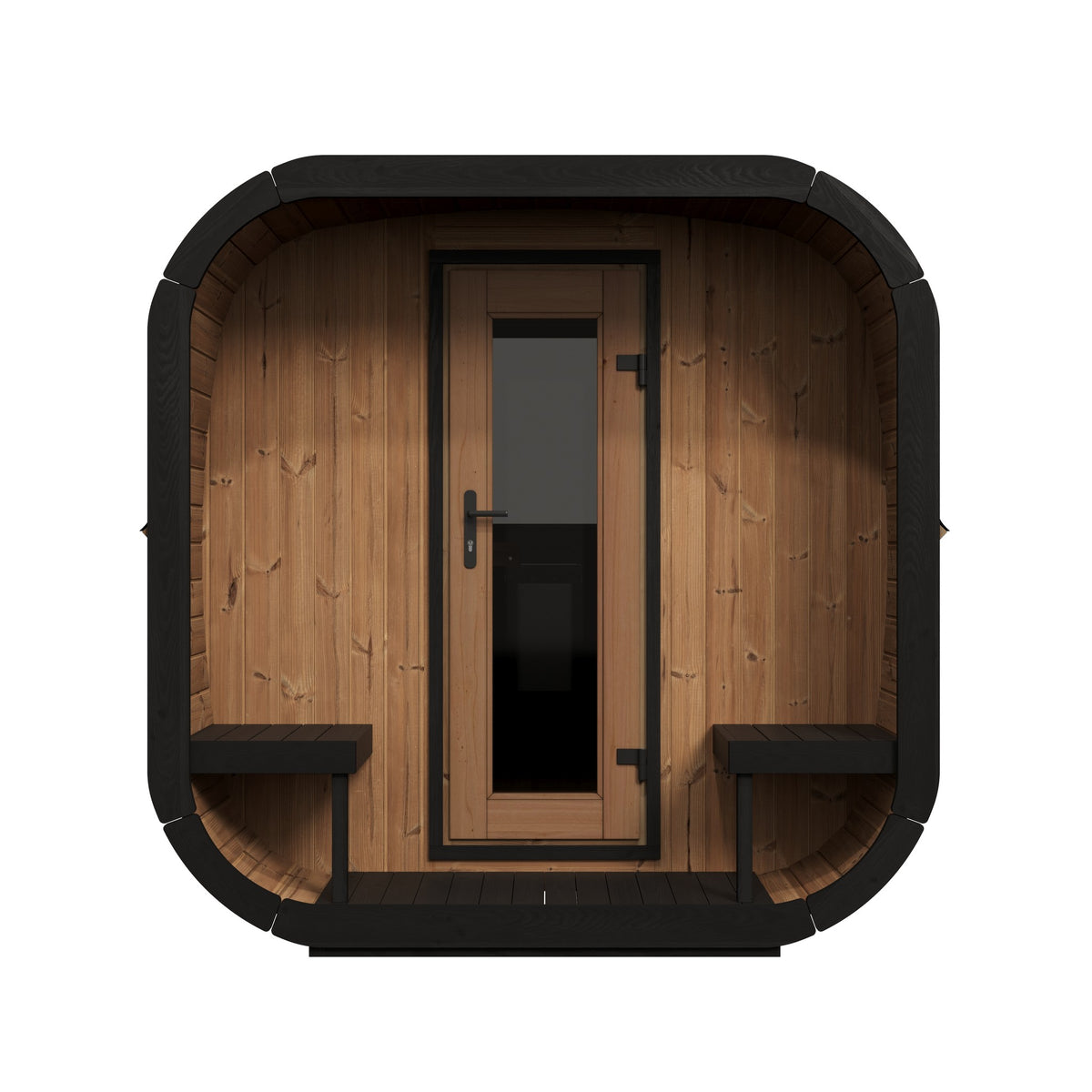 SaunaLife Model CL12GCP, 8 Person Cube Sauna Suite, view 3