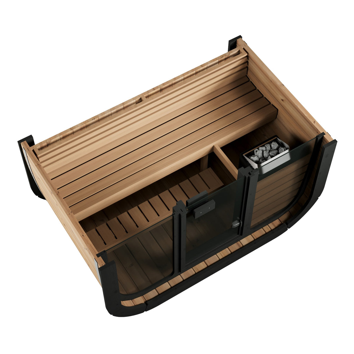 SaunaLife Model CL4G, 3 Person Cube Sauna, view 5