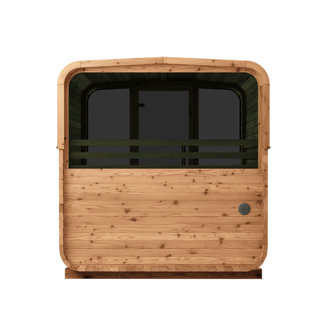 Natural Square Sauna #40 | 6 Person