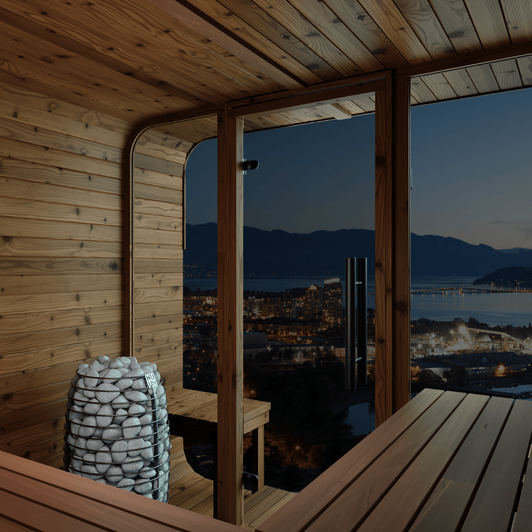 Natural Square Sauna #41 | 6 Person (No Window)