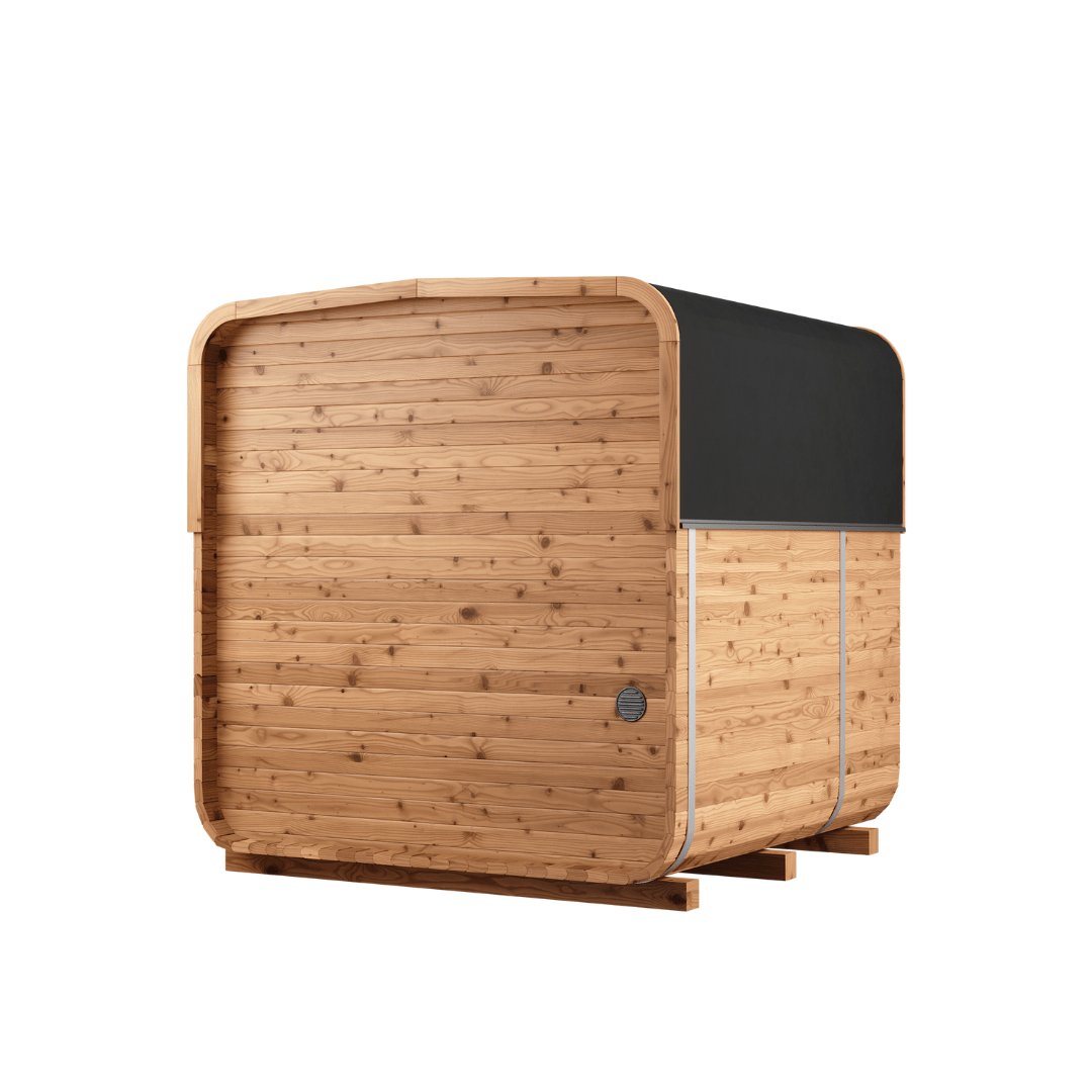 Natural Square Sauna #43 | 4 Person (No Window)
