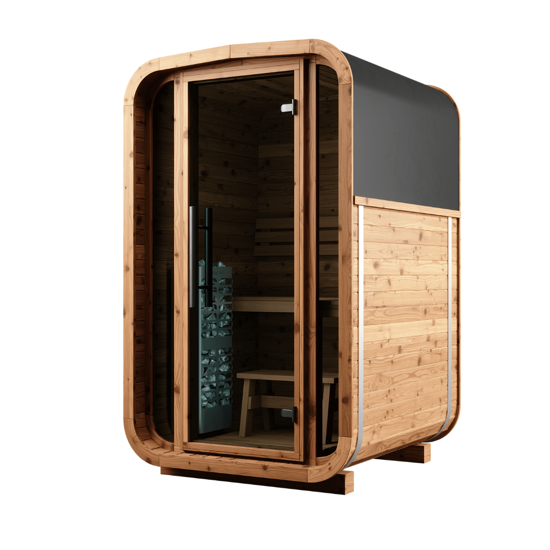 Natural Square Sauna #45 | 2 Person Sauna