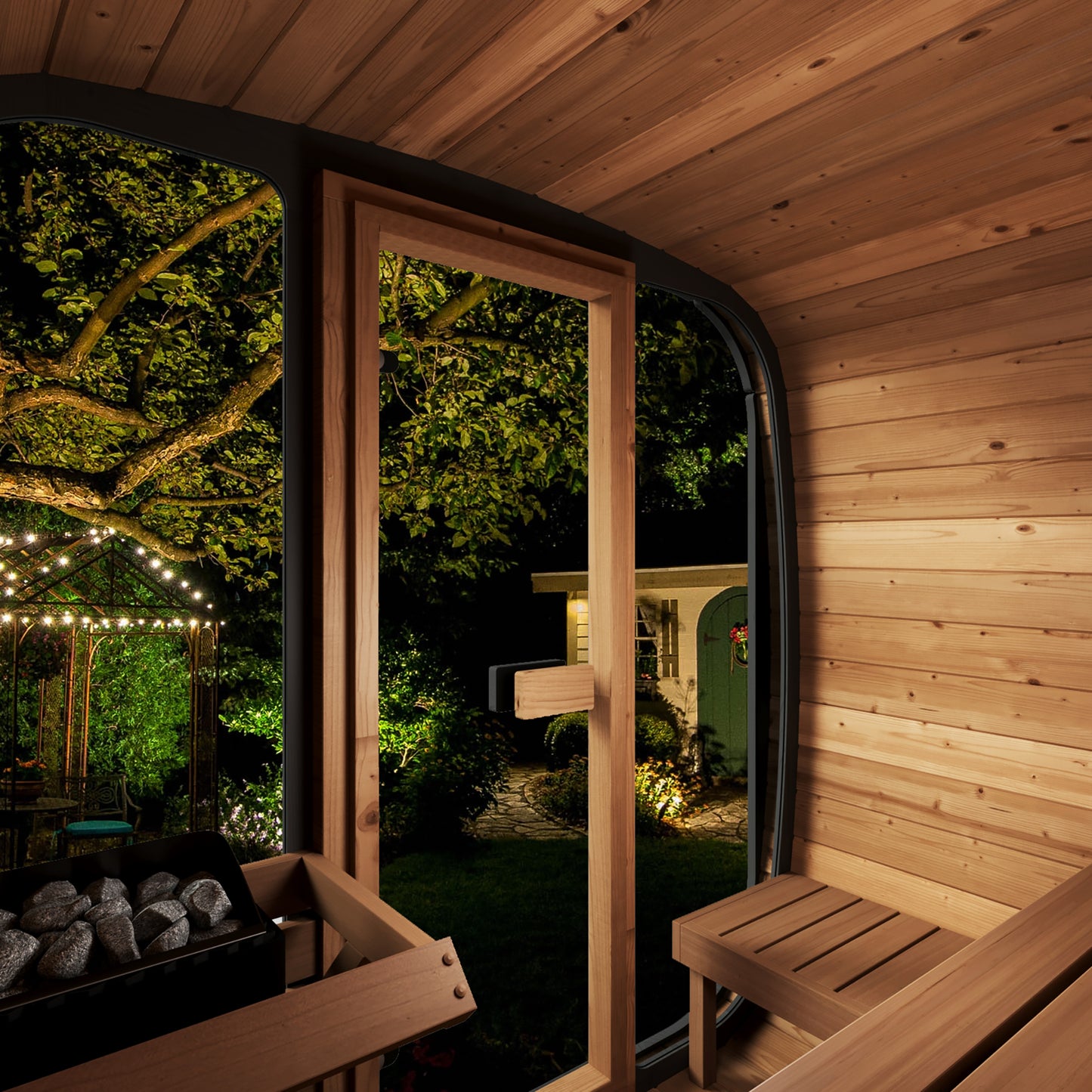 Cube-Series Model CL5G | 4 Person Cube Sauna