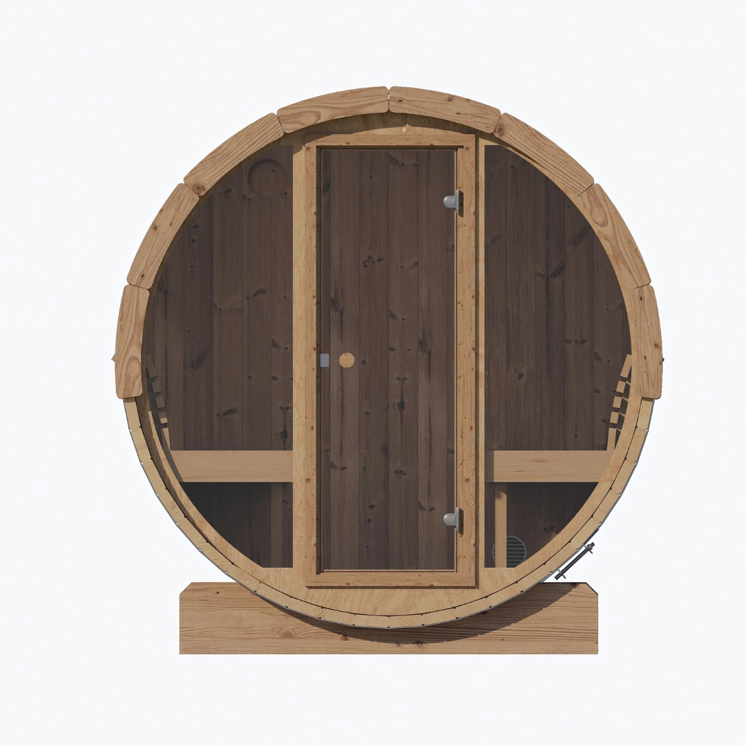 Ergo-Series Model E8G | 6 Person Barrel Sauna