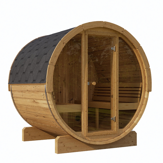Ergo-Series Model E8G | 6 Person Barrel Sauna