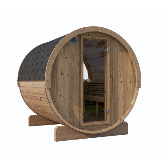Ergo-Series Model E8W | 6 Person Barrel Sauna