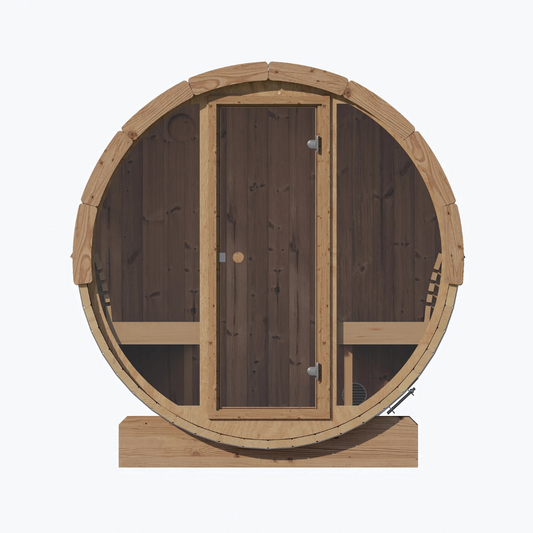 Ergo-Series Model E7G | 4 Person Barrel Sauna