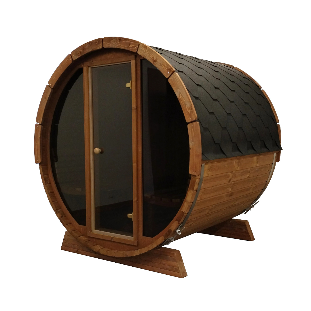 Ergo-Series Model E7G | 4 Person Barrel Sauna