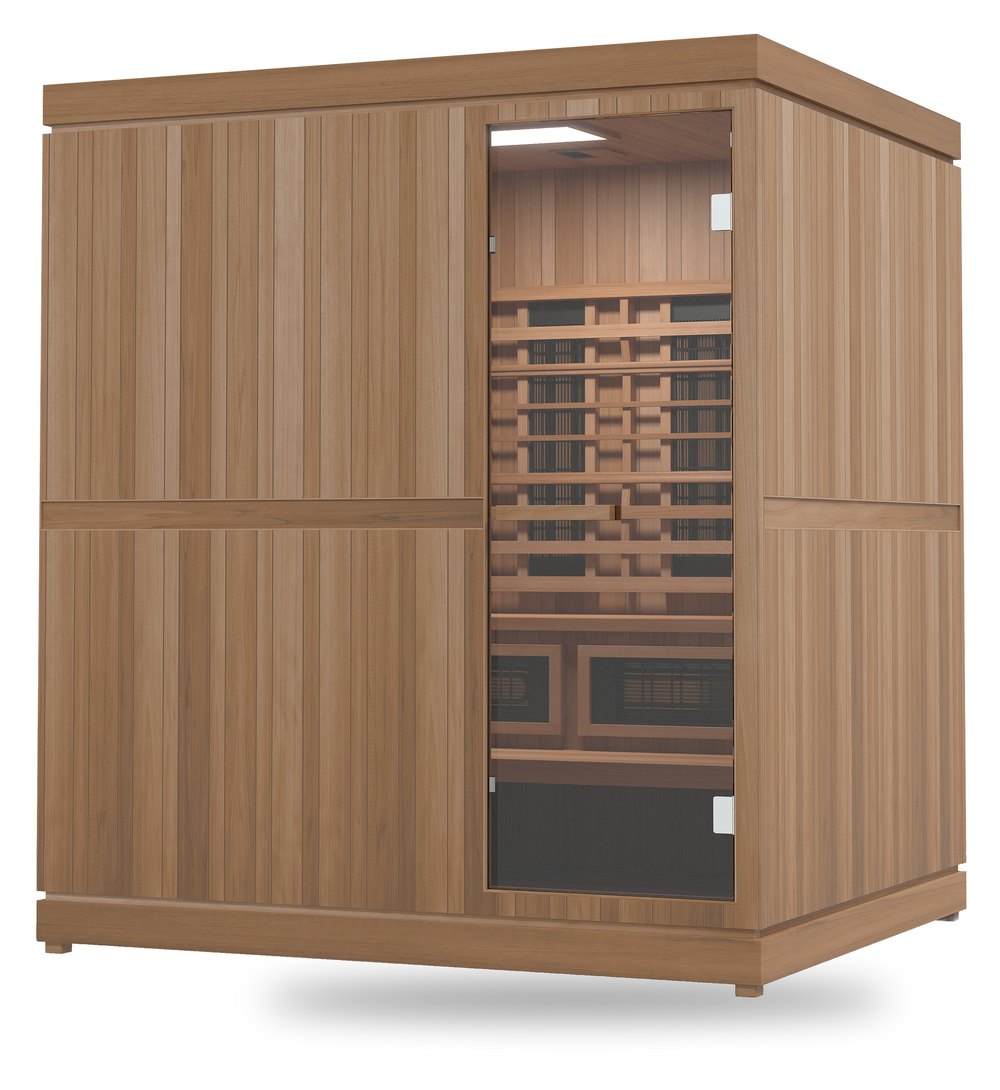 FD-5 Trinity XL | 4-Person Infrared + Steam Sauna