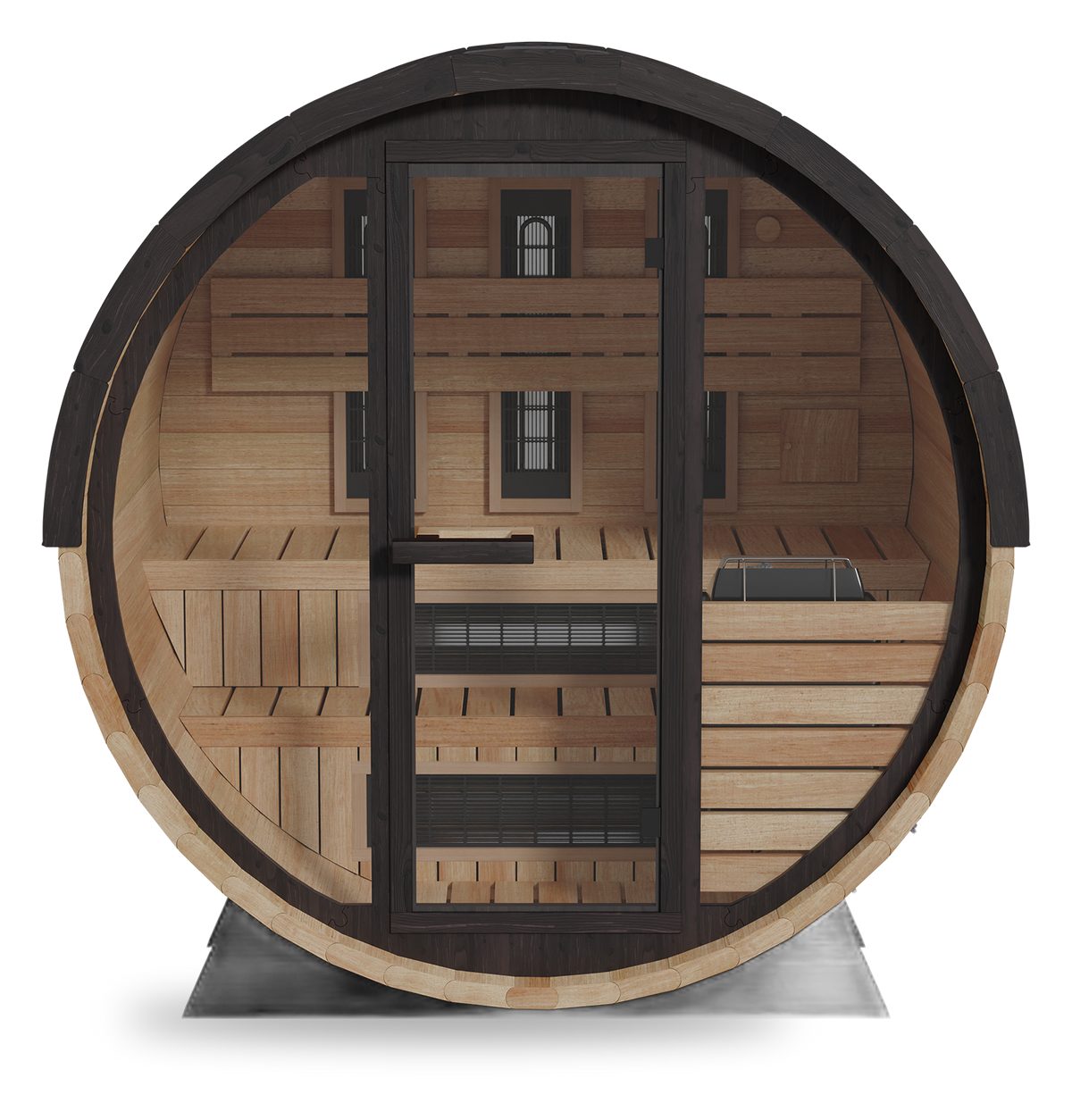 FD-7 | Combination Barrel Sauna (Infrared + Steam)