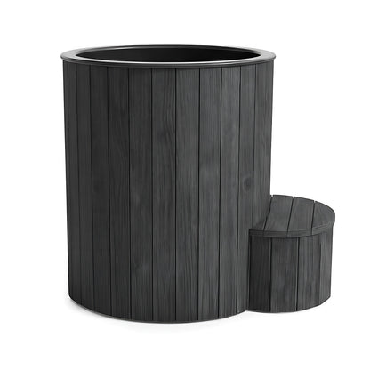 SaunaLife Model S1, 1 Person Cold / Hot Immersion Tub (black finish), view 1