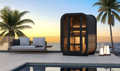 SaunaLife Model CL3G, 2 Person Cube Sauna, view 2