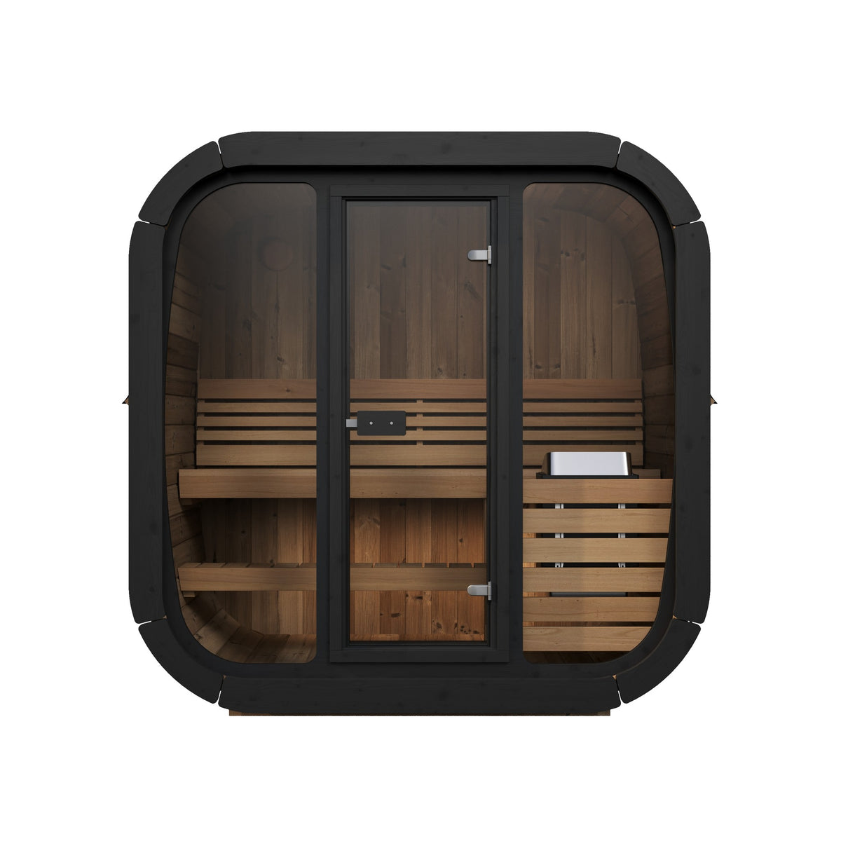 SaunaLife Model CL4G, 3 Person Cube Sauna, view 2
