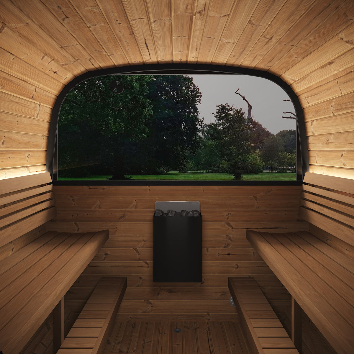 SaunaLife Model CL12GCP, 8 Person Cube Sauna Suite, view 6