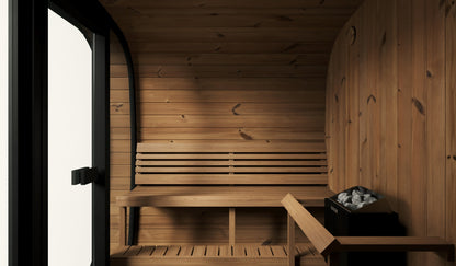 SaunaLife Model CL7G, 6 Person Cube Sauna, view 6