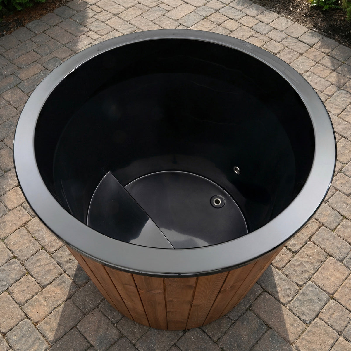 SaunaLife Model S1C, 1 Person Immersion Tub + Chiller/Heater (natural finish), view 7
