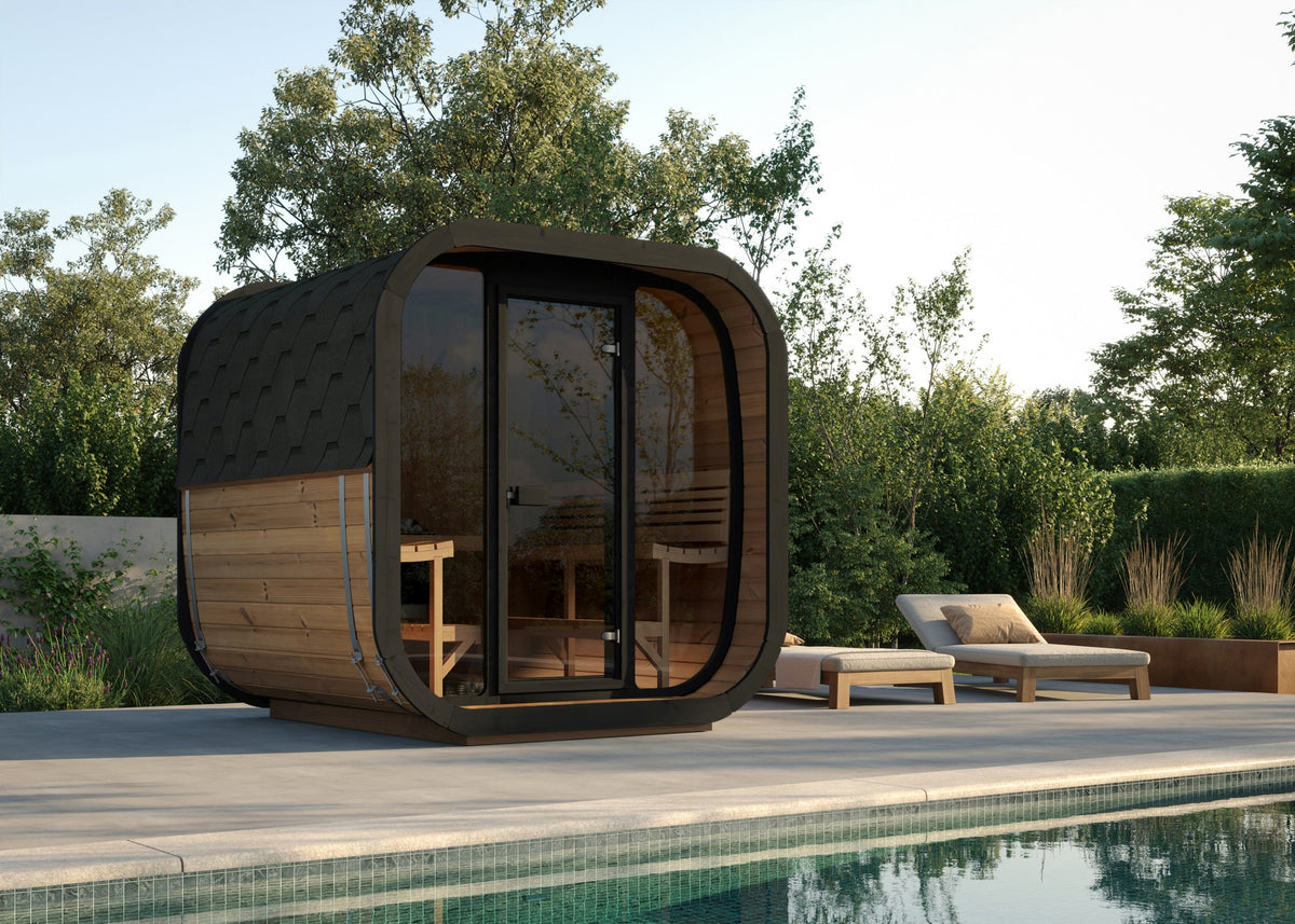 SaunaLife Model CL7G, 6 Person Cube Sauna, view 7