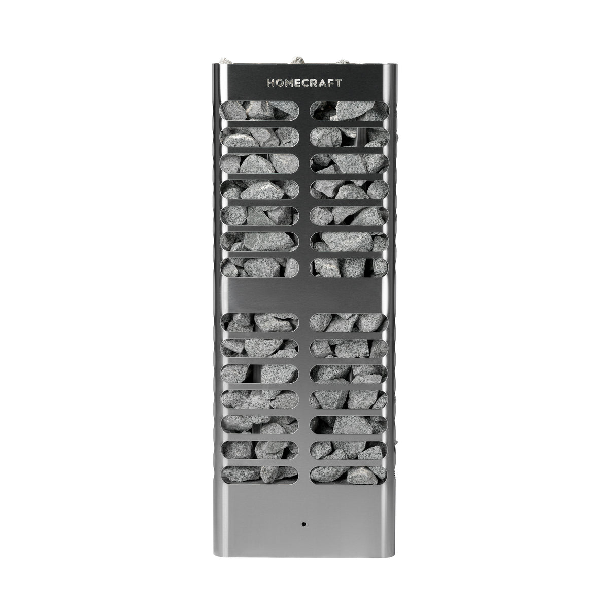 Homecraft Revive Slim sauna heater packed with stones