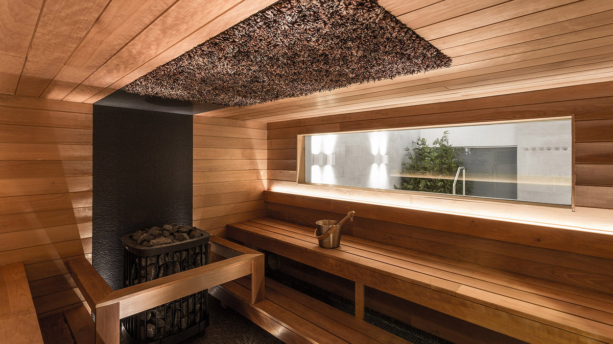 Indoor custom sauna