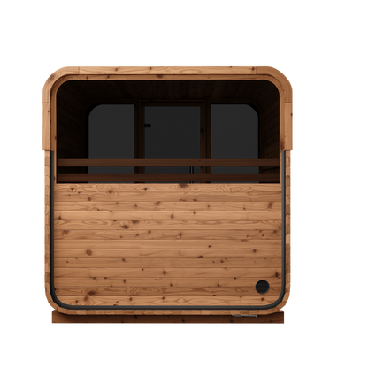 Natural Square Sauna #40 | 6 Person