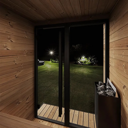Garden Series Model GL4 | 4 Person Outdoor Sauna