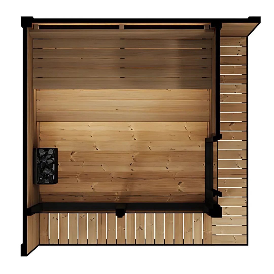 Garden Series Model GL6 | 6 Person Outdoor Sauna