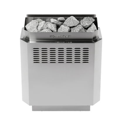 Homecraft H-Series sauna heater, stone tray detail