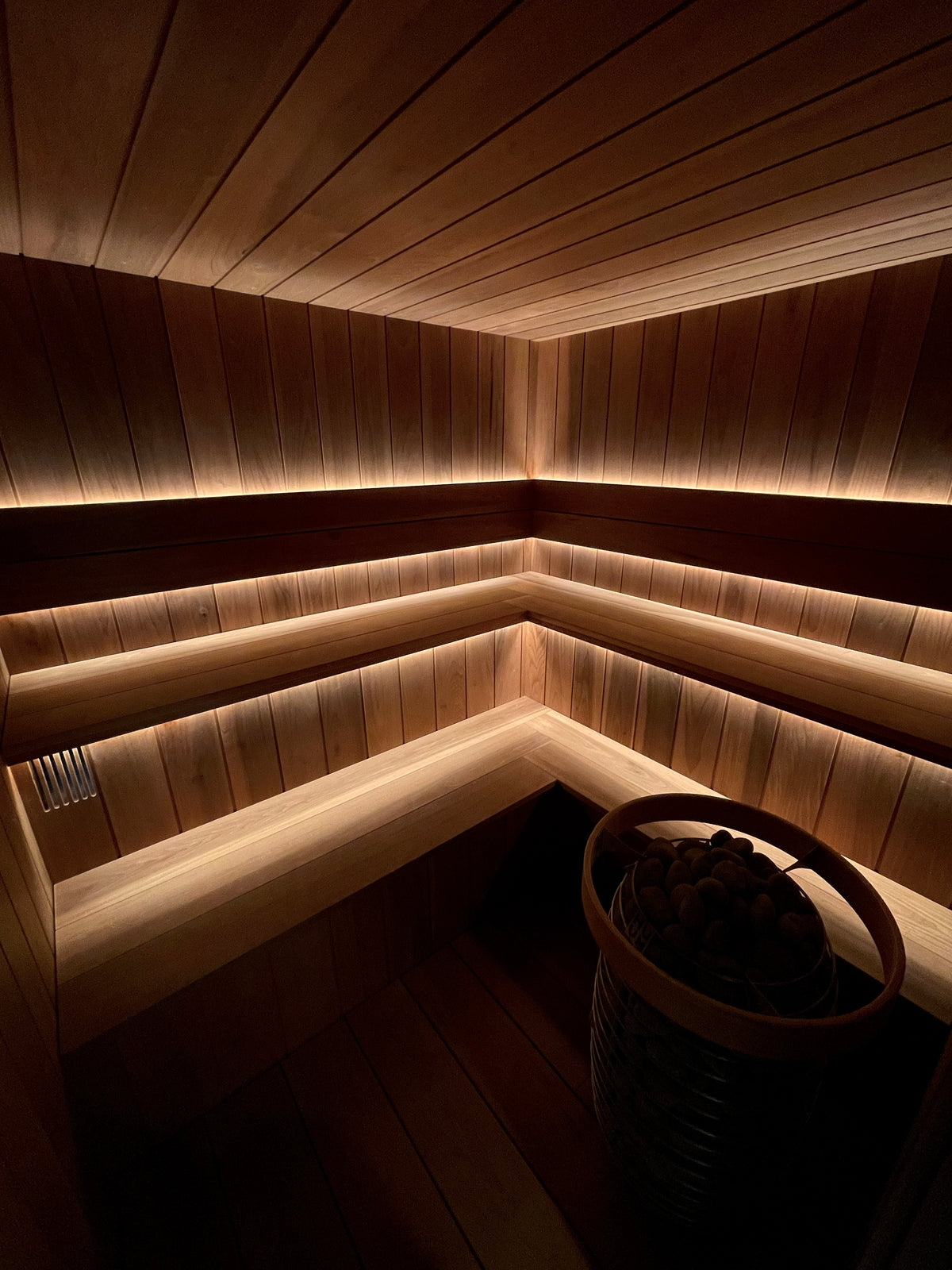 Sauna interior