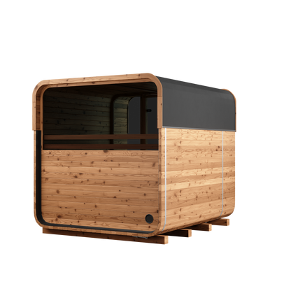 Natural Square Sauna #40 | 6 Person