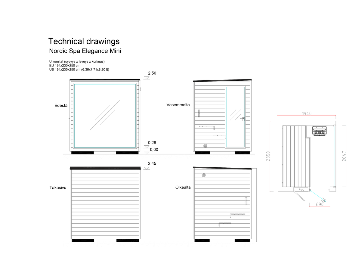 Nordic Elegance dimensions drawing