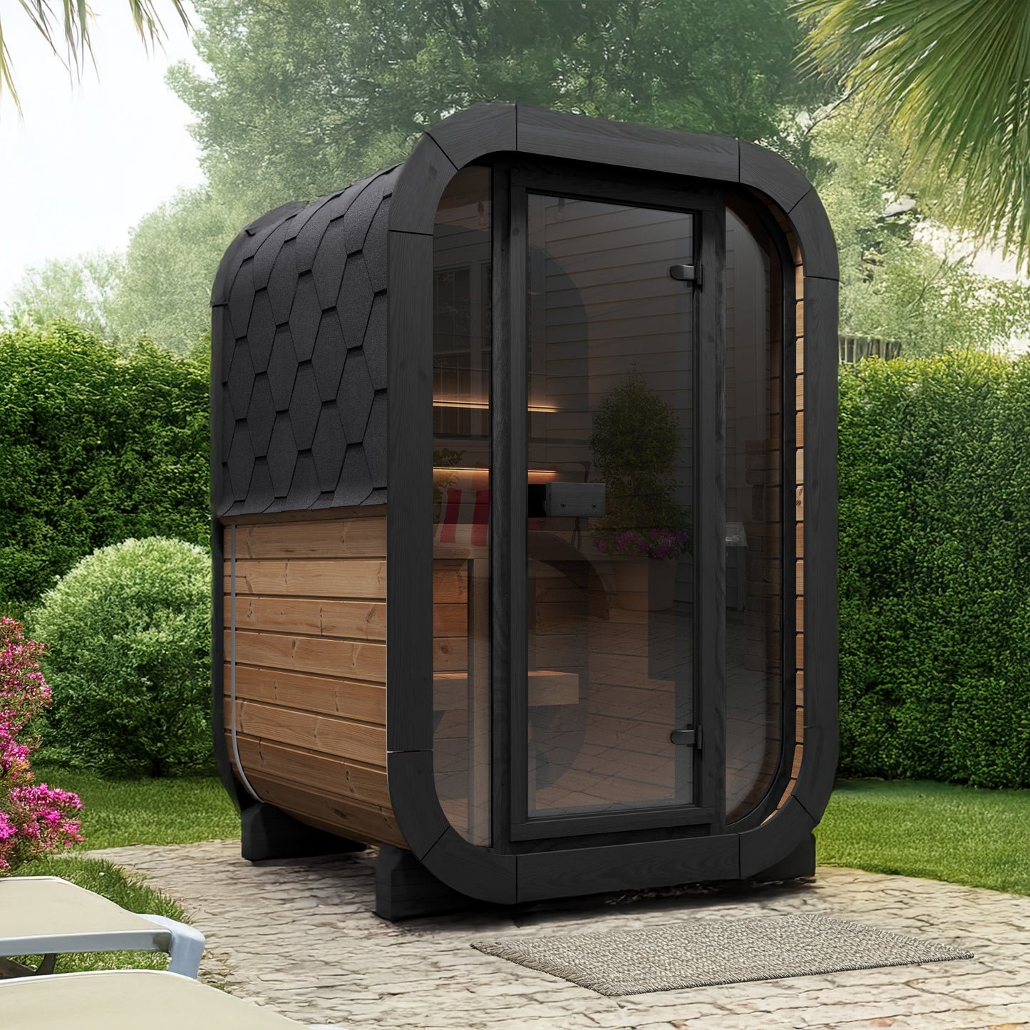Cube-Series Model CL3G | 2 Person Cube Sauna