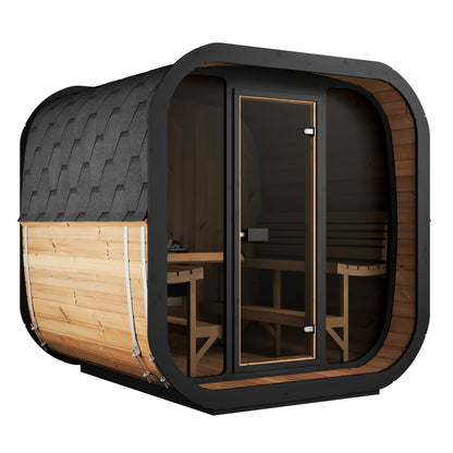 Cube-Series Model CL7G | 6 Person Cube Sauna