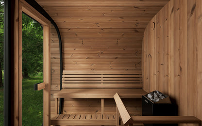Cube-Series Model CL7G | 6 Person Cube Sauna