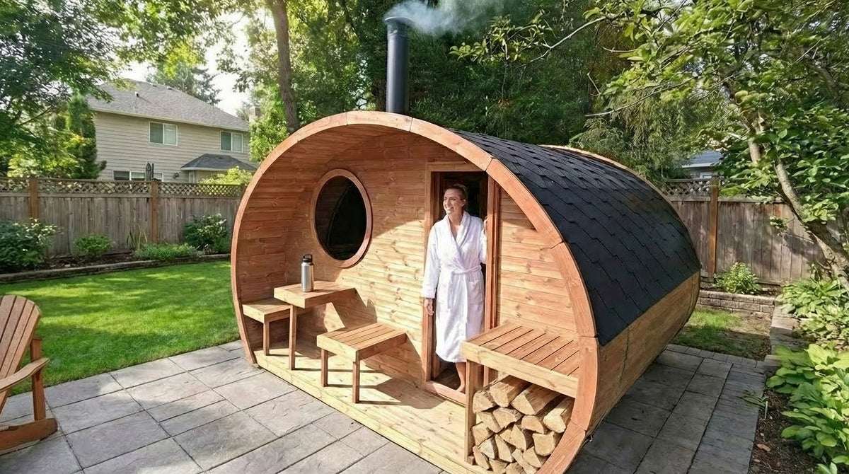SaunaLife Model G11 | 8 Person Garden Sauna Suite