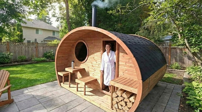 SaunaLife Model G11 | 8 Person Garden Sauna Suite