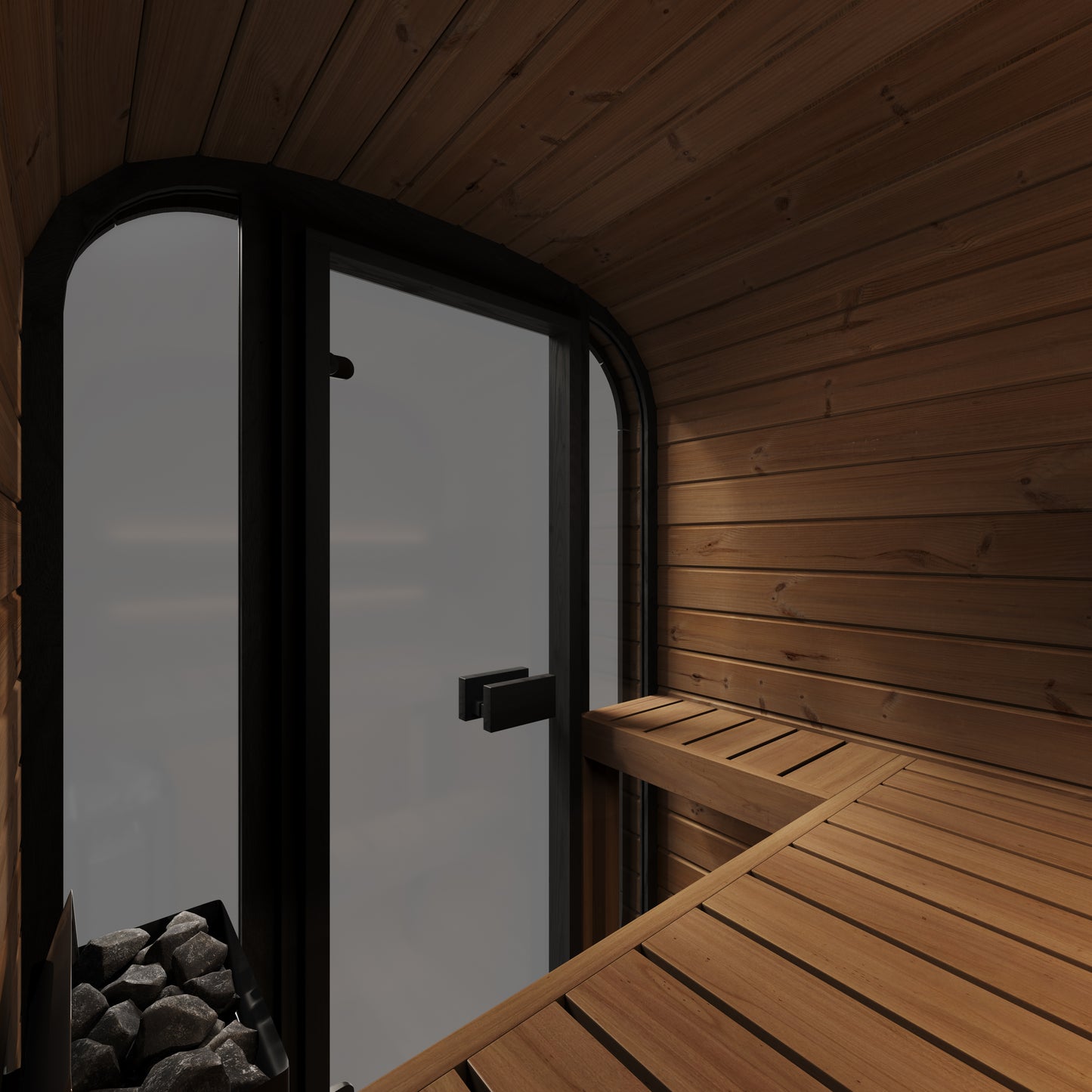 Cube-Series Model CL3G | 2 Person Cube Sauna