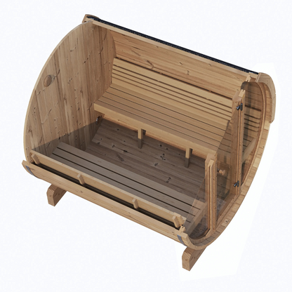 Ergo-Series Model E8G | 6 Person Barrel Sauna