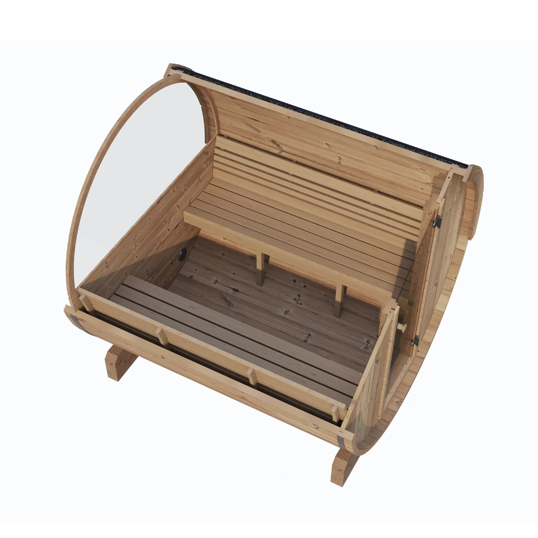 Ergo-Series Model E8W | 6 Person Barrel Sauna