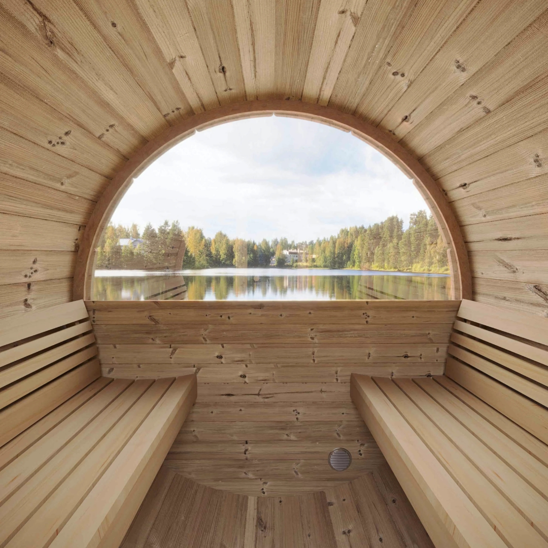 Ergo-Series Model E8W | 6 Person Barrel Sauna