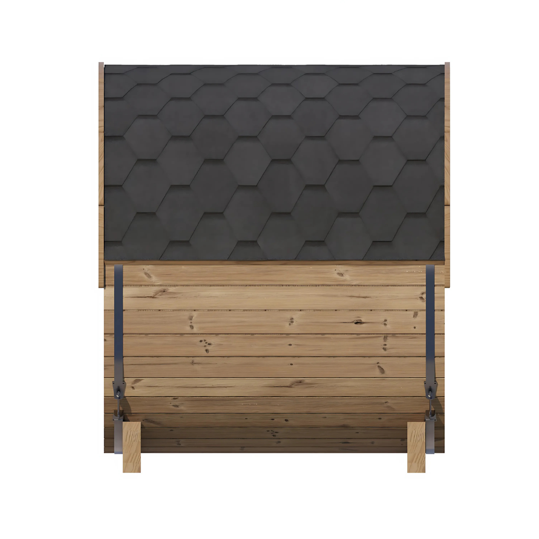 Ergo-Series Model E6W | 3 Person Barrel Sauna (With Window)