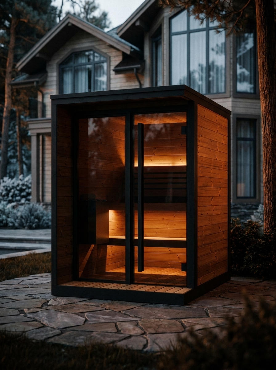 Outdoor custom sauna