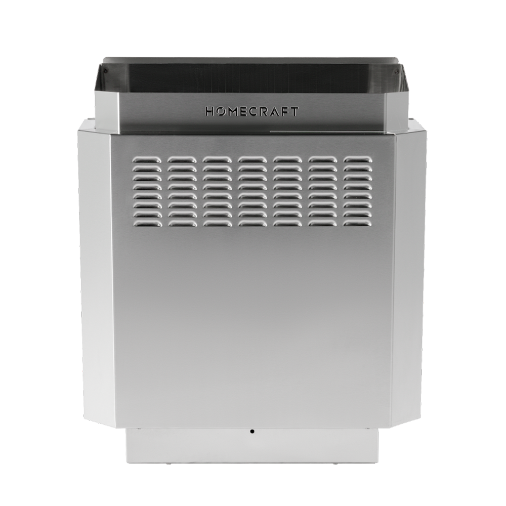 Homecraft H-Series wall-mounted stainless sauna heater