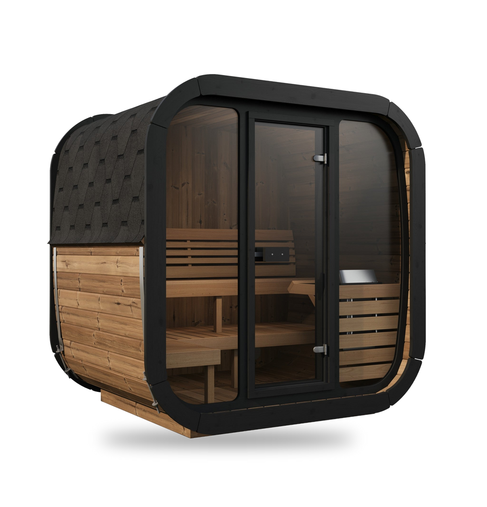 SaunaLife Model CL5G, 4 Person Cube Sauna, view 1