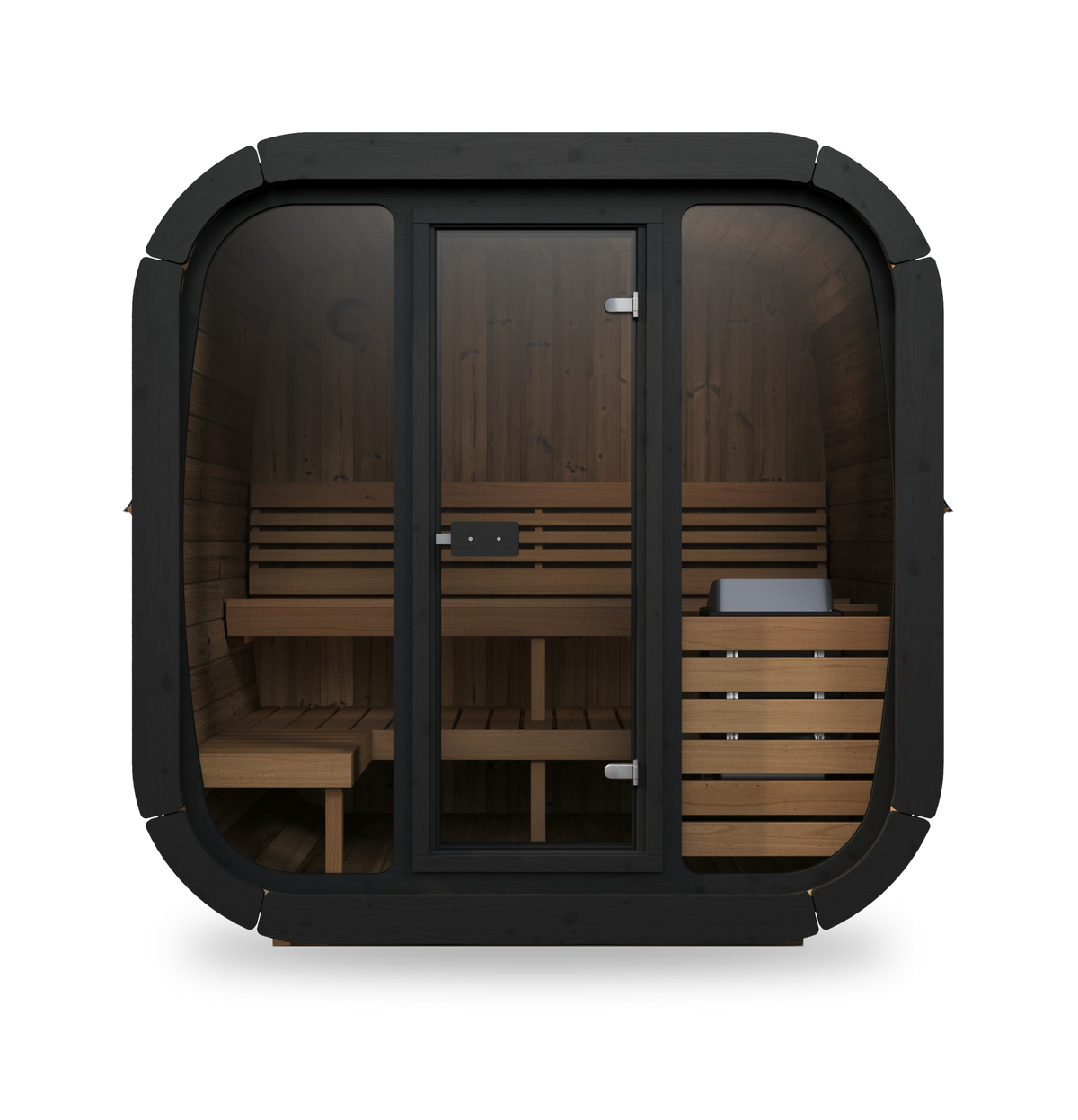 SaunaLife Model CL5G, 4 Person Cube Sauna, view 2