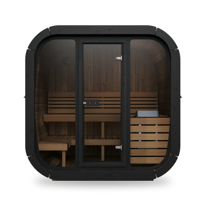 SaunaLife Model CL5G, 4 Person Cube Sauna, view 2