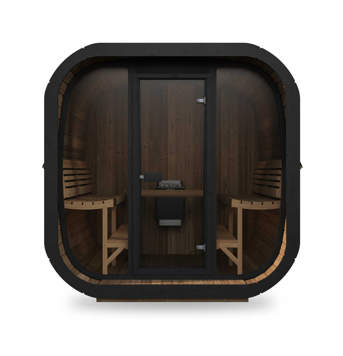 SaunaLife Model CL7G, 6 Person Cube Sauna, view 2