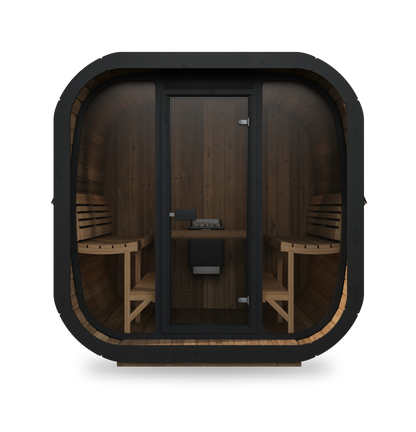 SaunaLife Model CL7G, 6 Person Cube Sauna, view 2