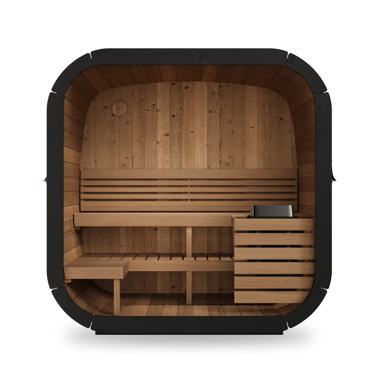 SaunaLife Model CL5G, 4 Person Cube Sauna, view 3