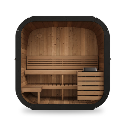 SaunaLife Model CL5G, 4 Person Cube Sauna, view 3