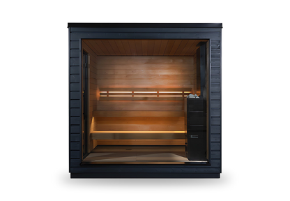 SaunaLife Model G6, 5 Person Outdoor Sauna, view 3
